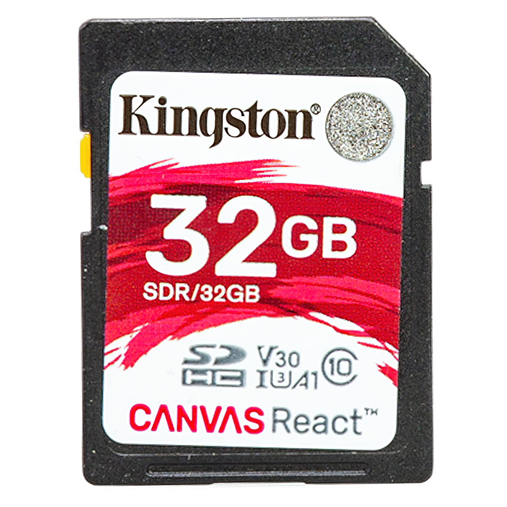 Kingston Canvas React SDHC Class 10 UHS-I 100MB/s 32GB