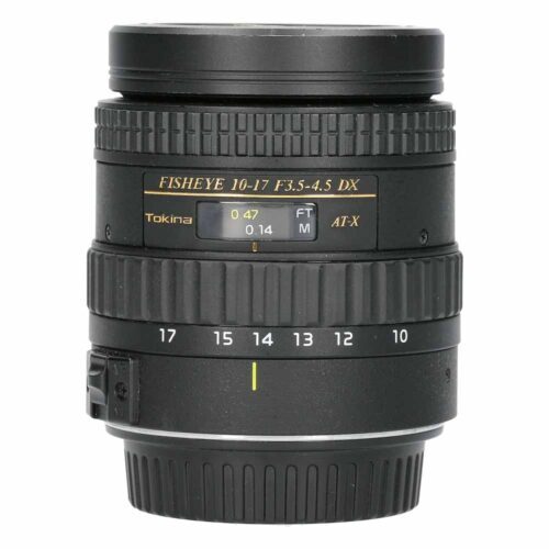Tokina 10-17mm f/3.5-4.5 AT-X DX AF Fisheye - Geschikt voor Canon EF-S