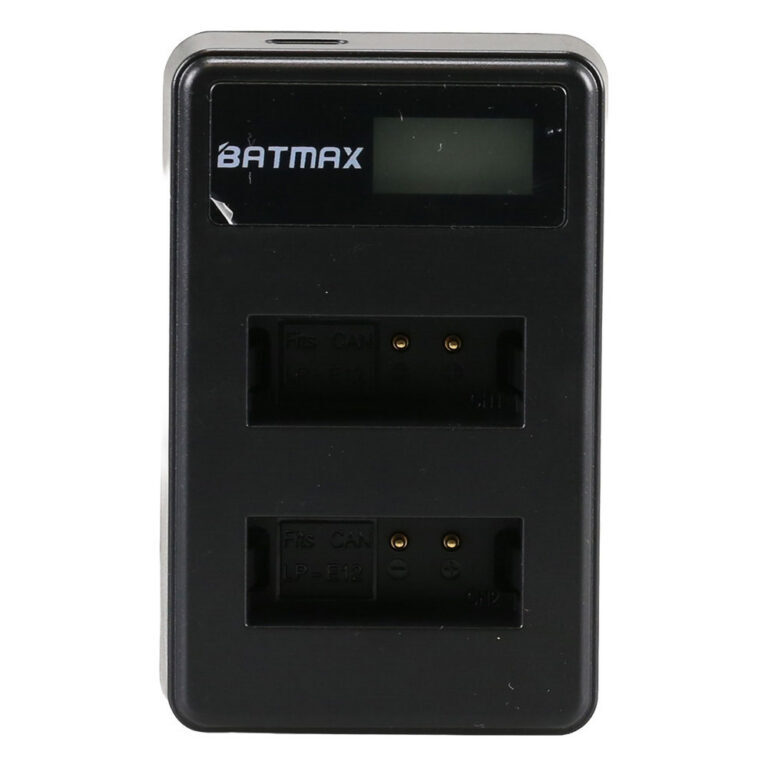 Batmax LP-E12 Dual Acculader (USB-C)