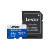 Lexar 64GB Micro SD Blue Plus 100MB/s geheugenkaart