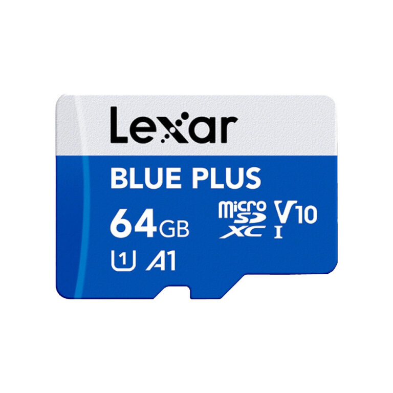 Lexar 64GB Micro SD Blue Plus 100MB/s geheugenkaart