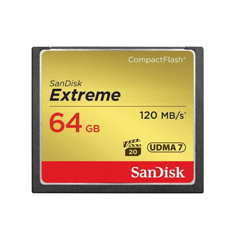 SanDisk Extreme CompactFlash 64 GB (120 MB/s)