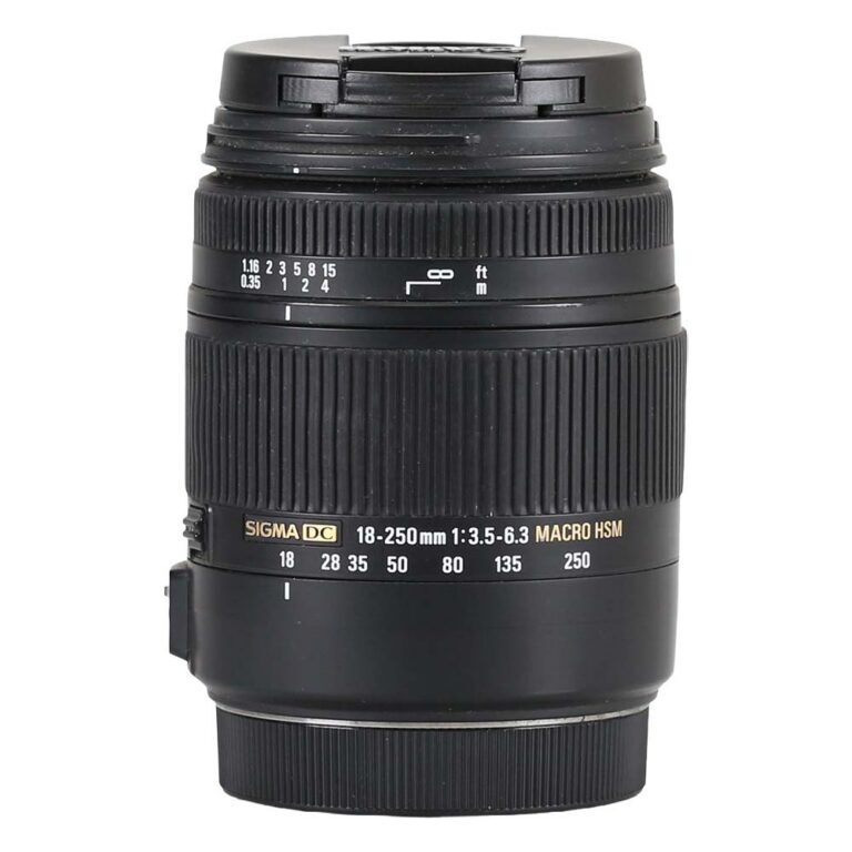 Sigma 18-250mm f/3.5-6.3 DC Macro OS HSM - Geschikt voor Canon EF-S