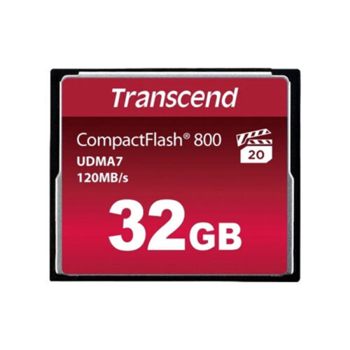 Transcend 32GB CompactFlash 800 kaart